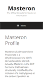 Mobile Screenshot of masteronsteroids.com