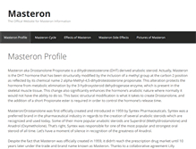 Tablet Screenshot of masteronsteroids.com
